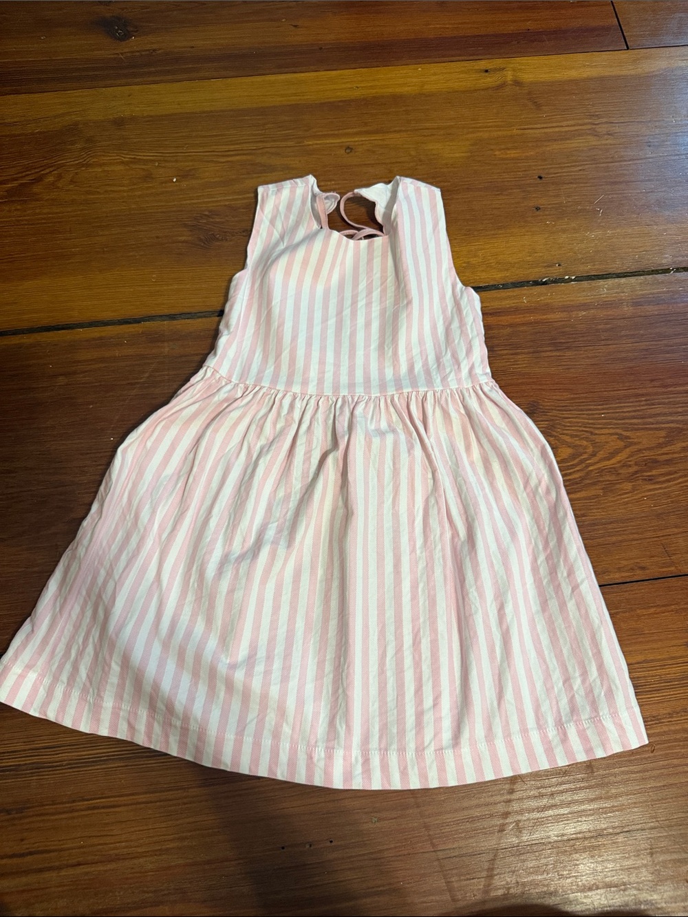 Baby bliss pink and white dress size 4